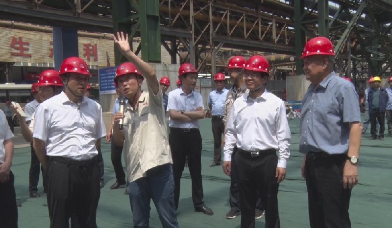 示范區(qū)第九期“三個(gè)一批”項(xiàng)目建設(shè)活動組到我公司觀摩